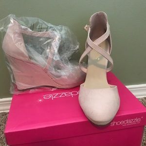 Wedge in blush